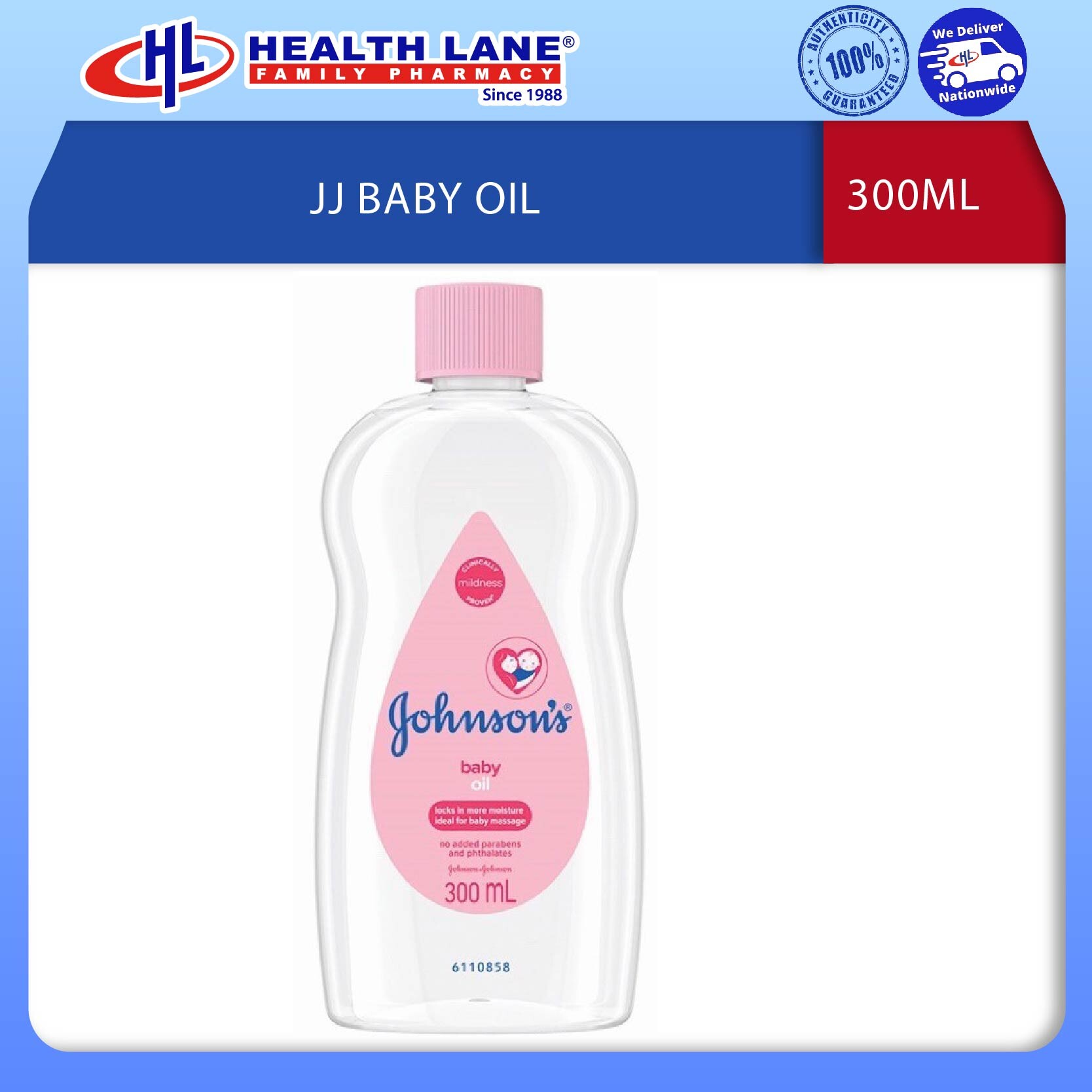 JOHNSON & JOHNSON BAYI MINYAK (300ML)